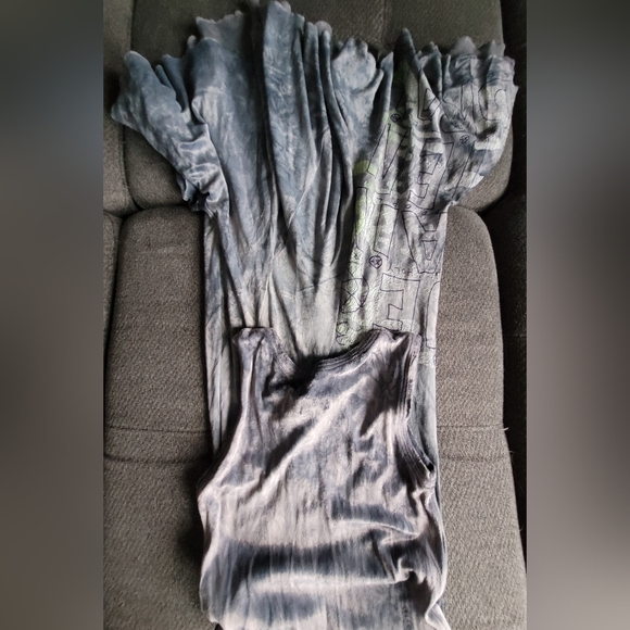 The people of the labyrinths soft velvet full length dress in size small. - Picture 3 of 7